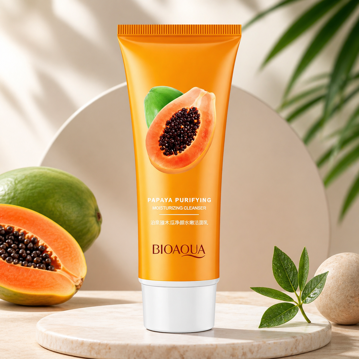BIOAQUA Papaya Purifying Moisturizing Cleanser